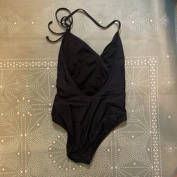 Black low back jcrew one piece - Picture 2 of 2